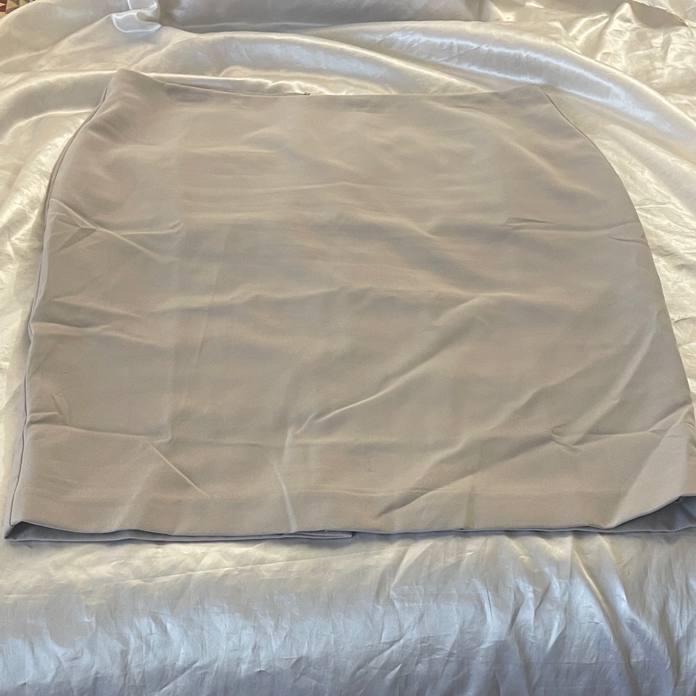 Adrianna Papell Taupe Skirt